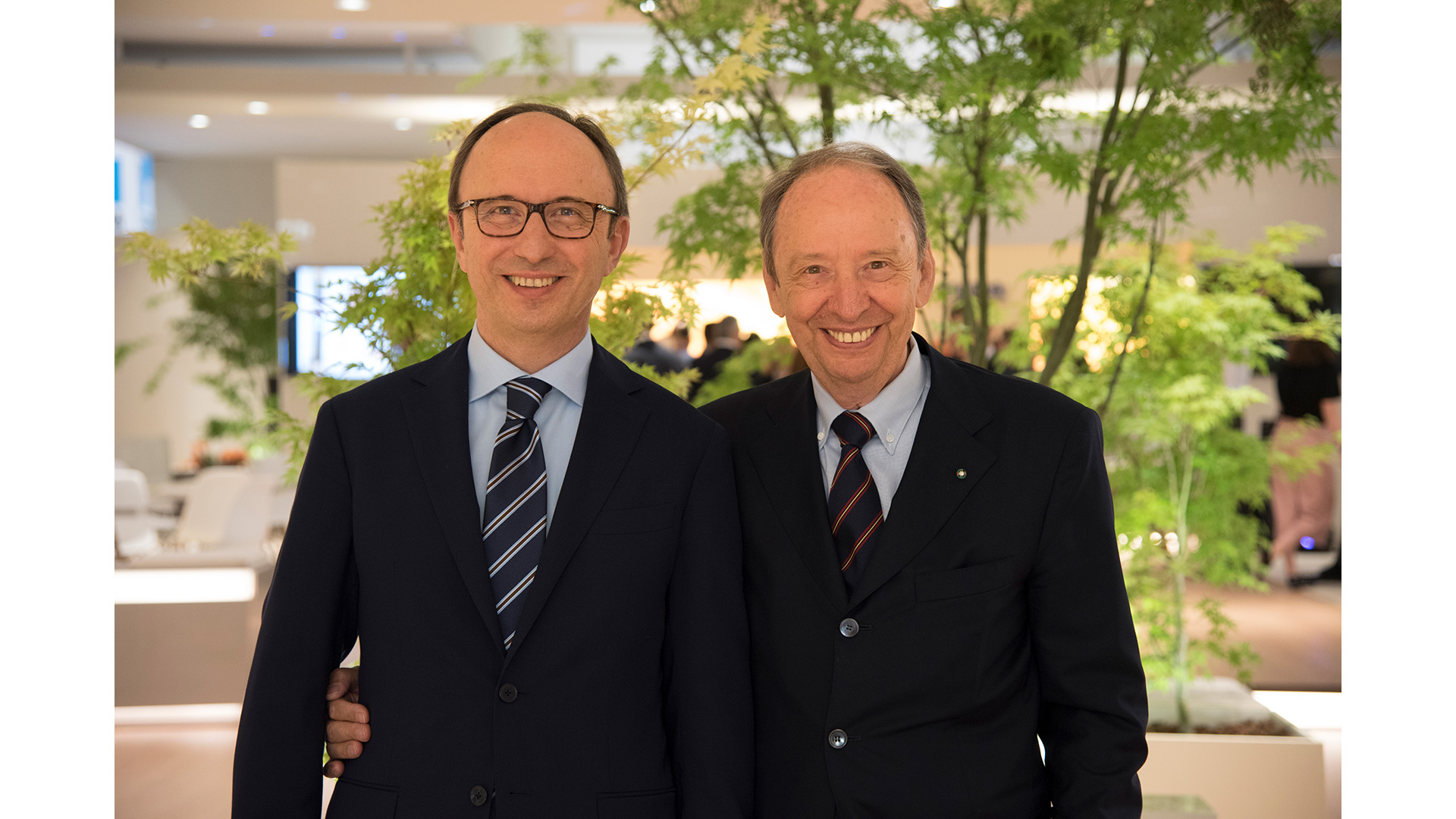 CEO, Dr Luigi Fava with his father Eng. Enrico Fava, President 